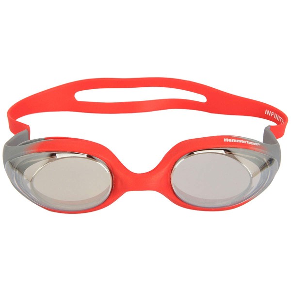 Óculos para Natação Espelhado anti embaçante Hammerhead Infinity mirror Comfort Vermelho/Prata