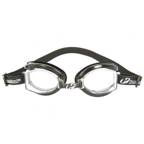 Óculos para Natação Hammerhead Vortex 1.0 Preto / Transparente proteção UVA/UVB