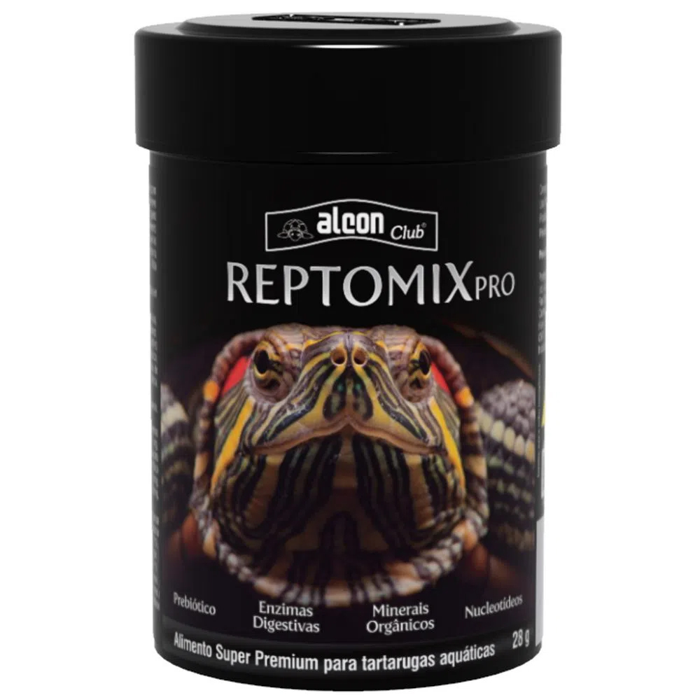 Ração Comida para Tartarugas Alcon Reptomix Pro (Reptolife e Camarão) 28g