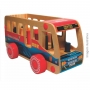 Brinquedo Lúdico  Montessori Ônibus Urbano