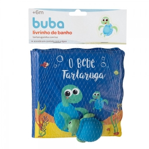Kit Livrinho de Banho Bebê Bichinho com Luz Buba