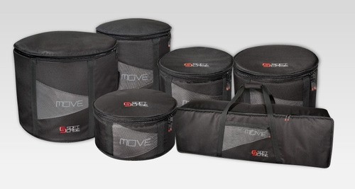 - Bag Capa Para Kit Bateria 6 Peças Soft Case Move