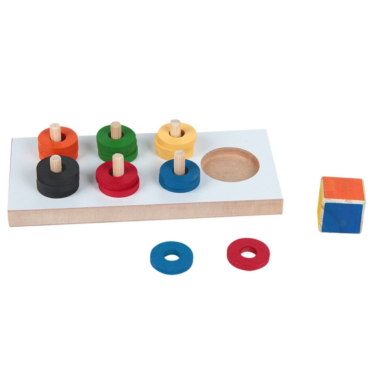 Brinquedo Educativo Pedagógico - Jogo Das Cores - 19 peças