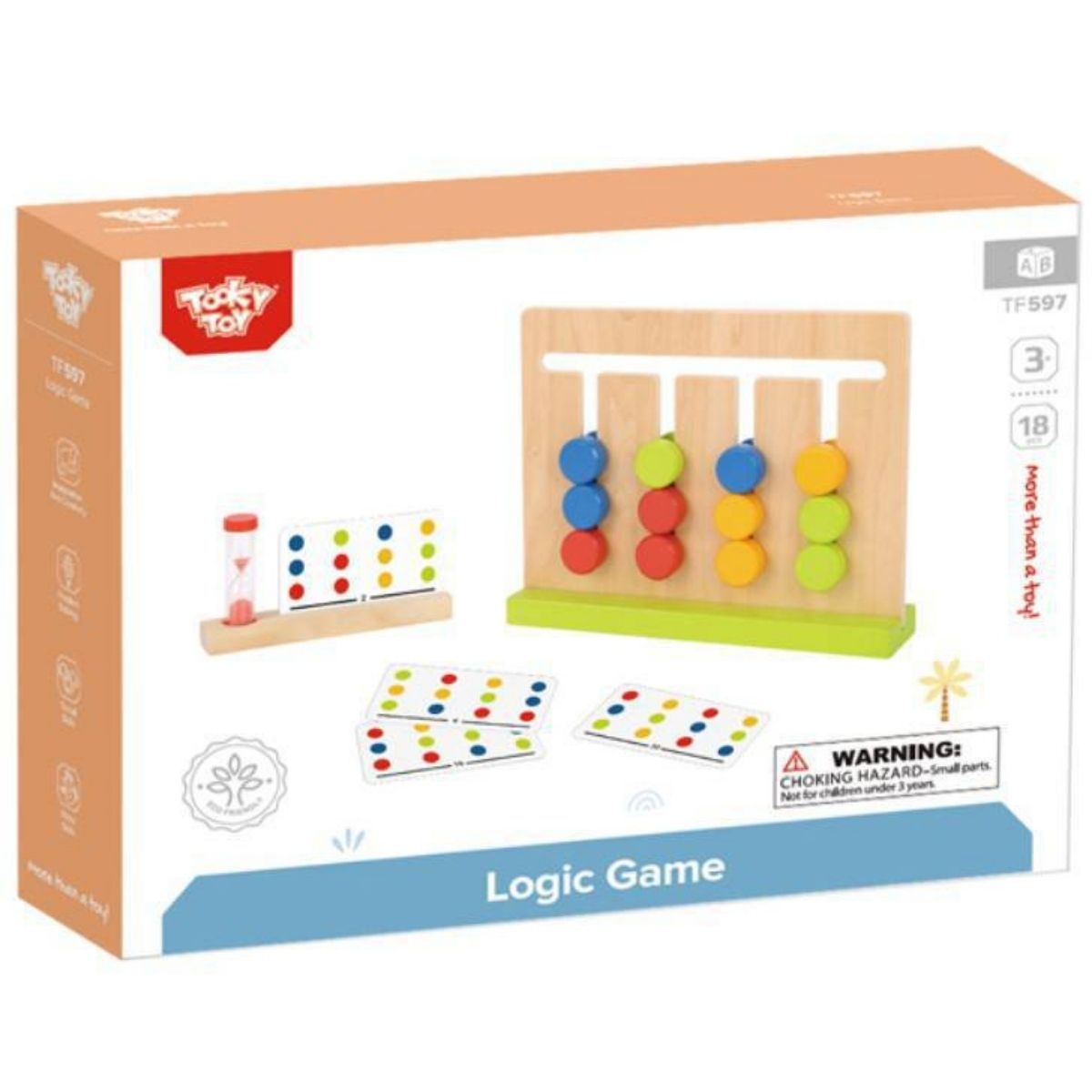 Brinquedo Montessori Educativo Logic Game