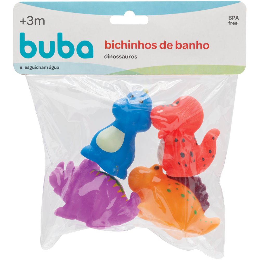 Brinquedo Para Banho do Bebê Bichinhos Buba
