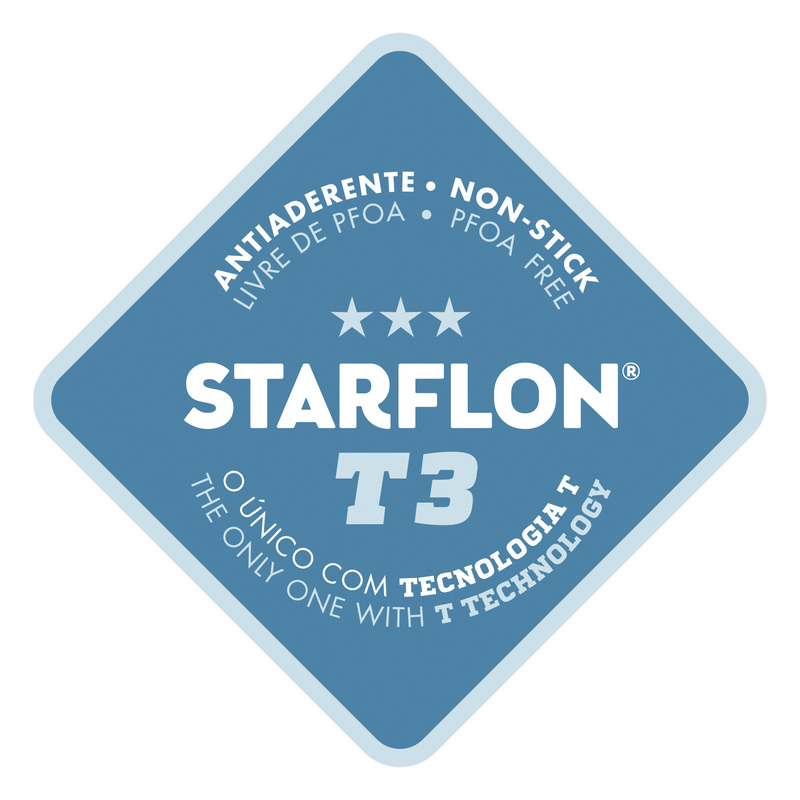 Jogo de Panelas Tramontina Mônaco em Alumínio com Revestimento Interno em Starflon Premium e Externo Siliconado Vermelho