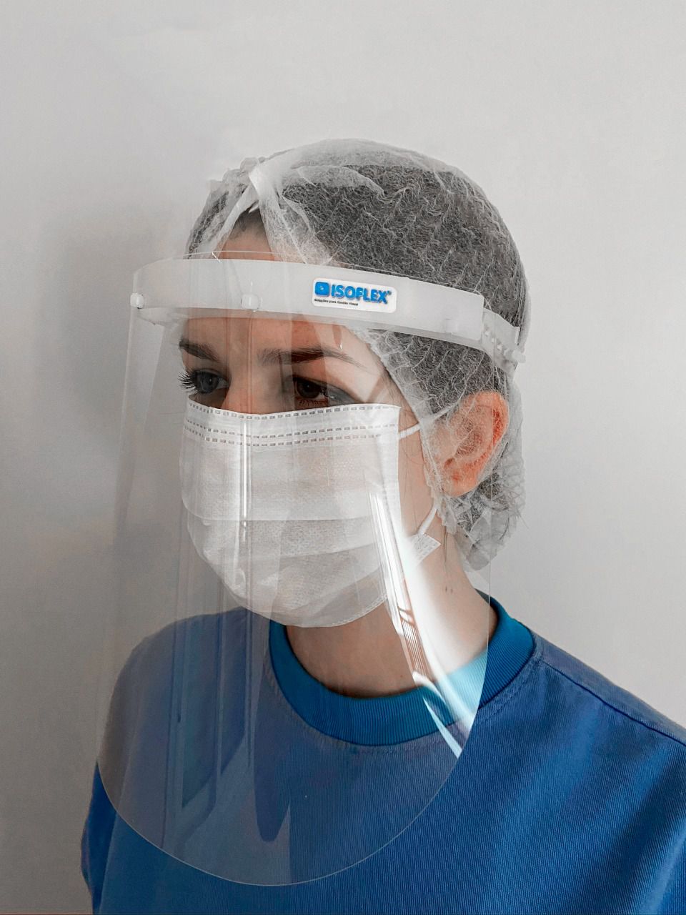 Máscara de proteção facial MFI - Injetada - uso PROFISSIONAL - UNITÁRIO