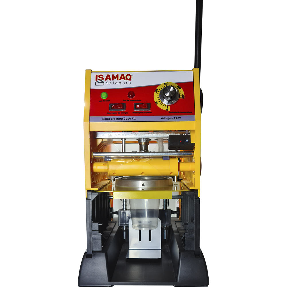 Máquina Seladora de Copos líquidos Leite Chá Cappuccino 220v