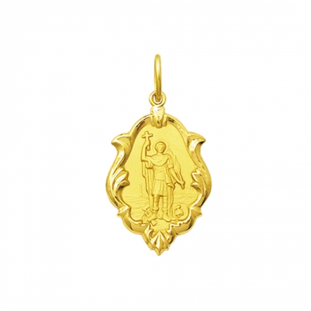 Medalha Nossa Senhora Da Penha Ornato Ouro 18k 1.50cm K070