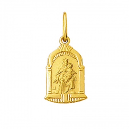 Pingente Capelinha Nossa Senhora do Carmo em Ouro 18K 2,10cm K100