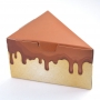 Caixa Fatia de Bolo - Chocolate c/100 un