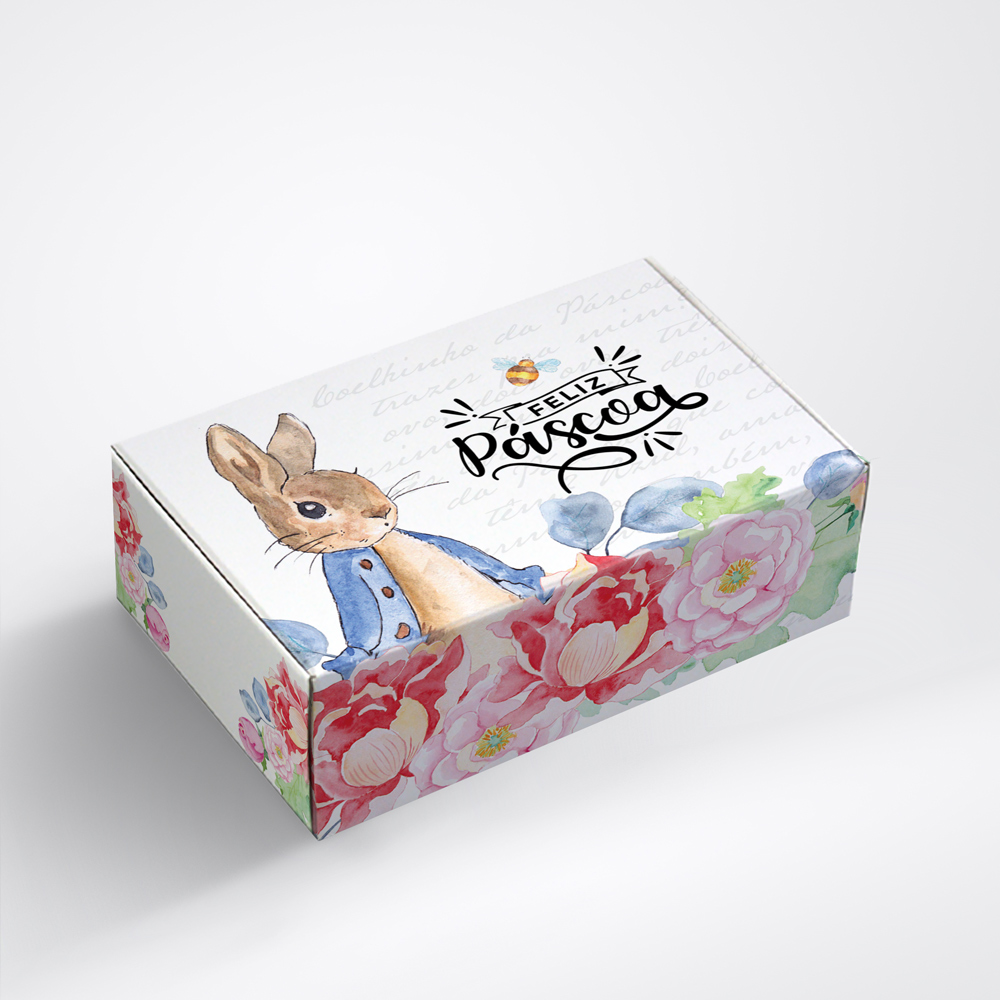 Caixa para 6 doces Páscoa - Peter Rabbit C/10 UN