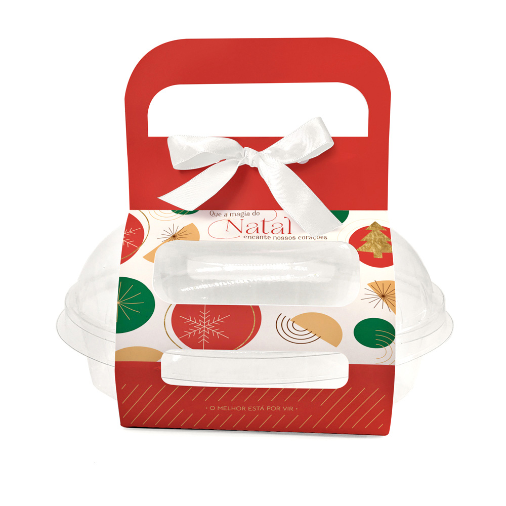 Cinta para Embalagem G34 (P) - Magia do Natal c/ 10 Un - Custom Box - Caixas  criativas para brigadeiros, brownies e doces
