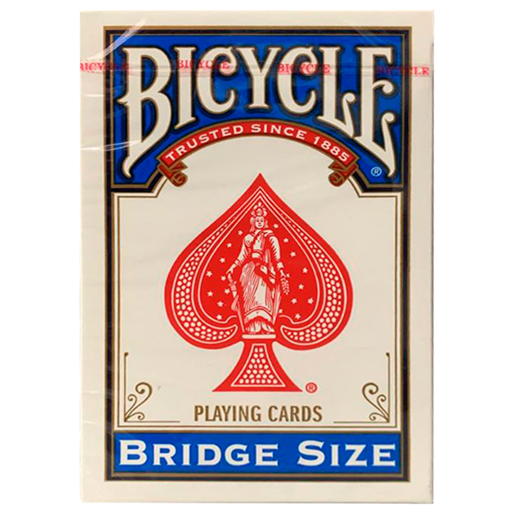 Baralho Bicycle Bridge Size index Standart azul