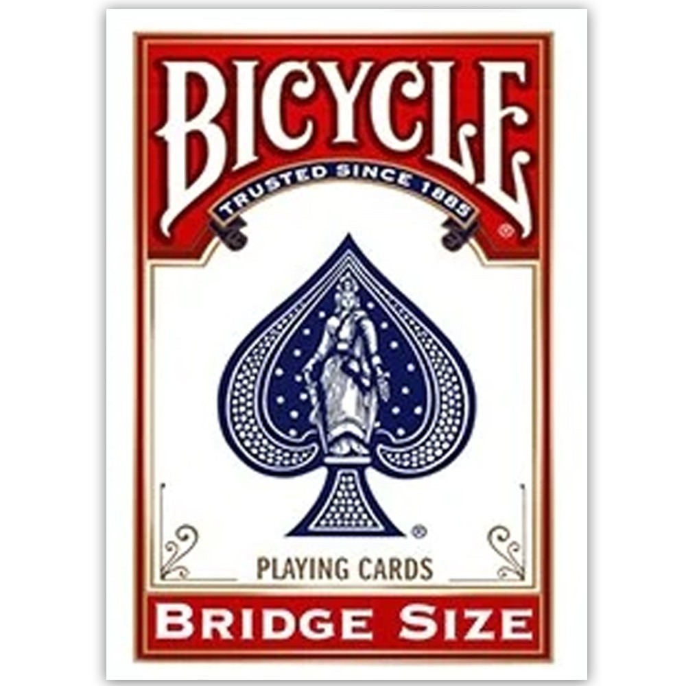 Baralho Bicycle Bridge Size  Standard azul e Vermelho (Combo 2 unidades)