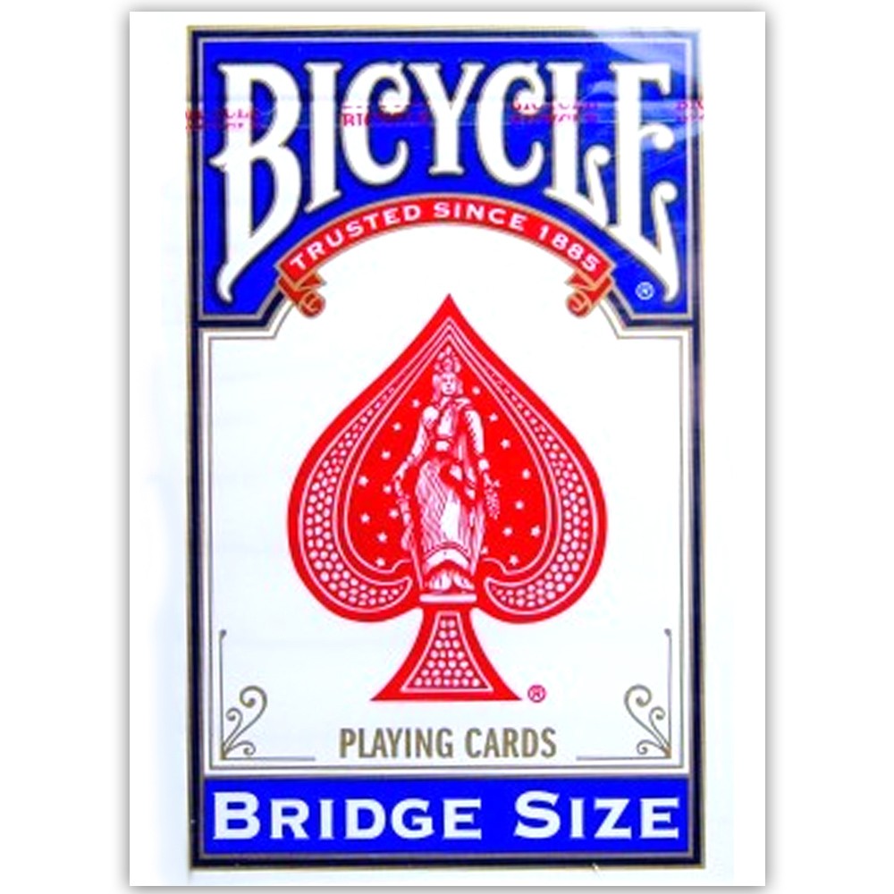 Baralho Bicycle Bridge Size  Standard azul e Vermelho (Combo 2 unidades)