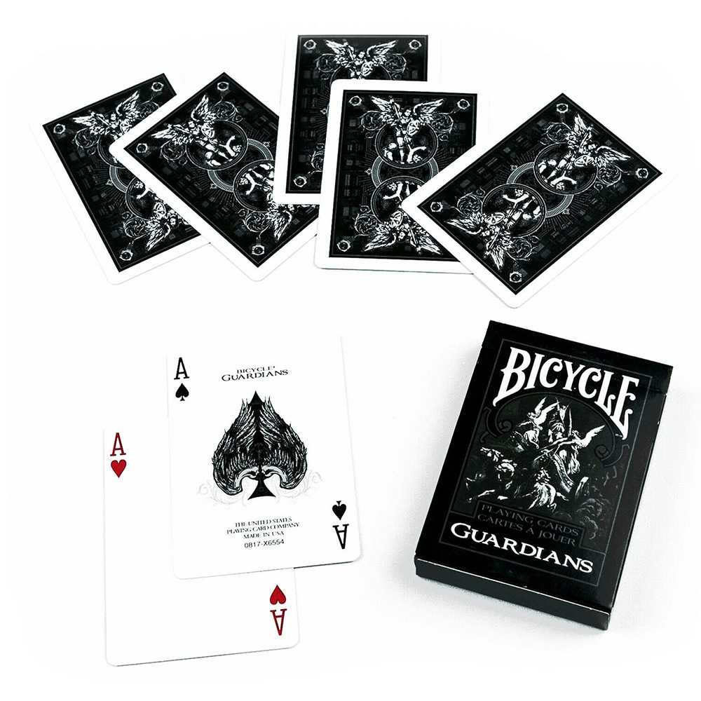 Baralho Bicycle Guardians e Bicycle Black Ghost Legacy ( Kit com 2 Baralhos )
