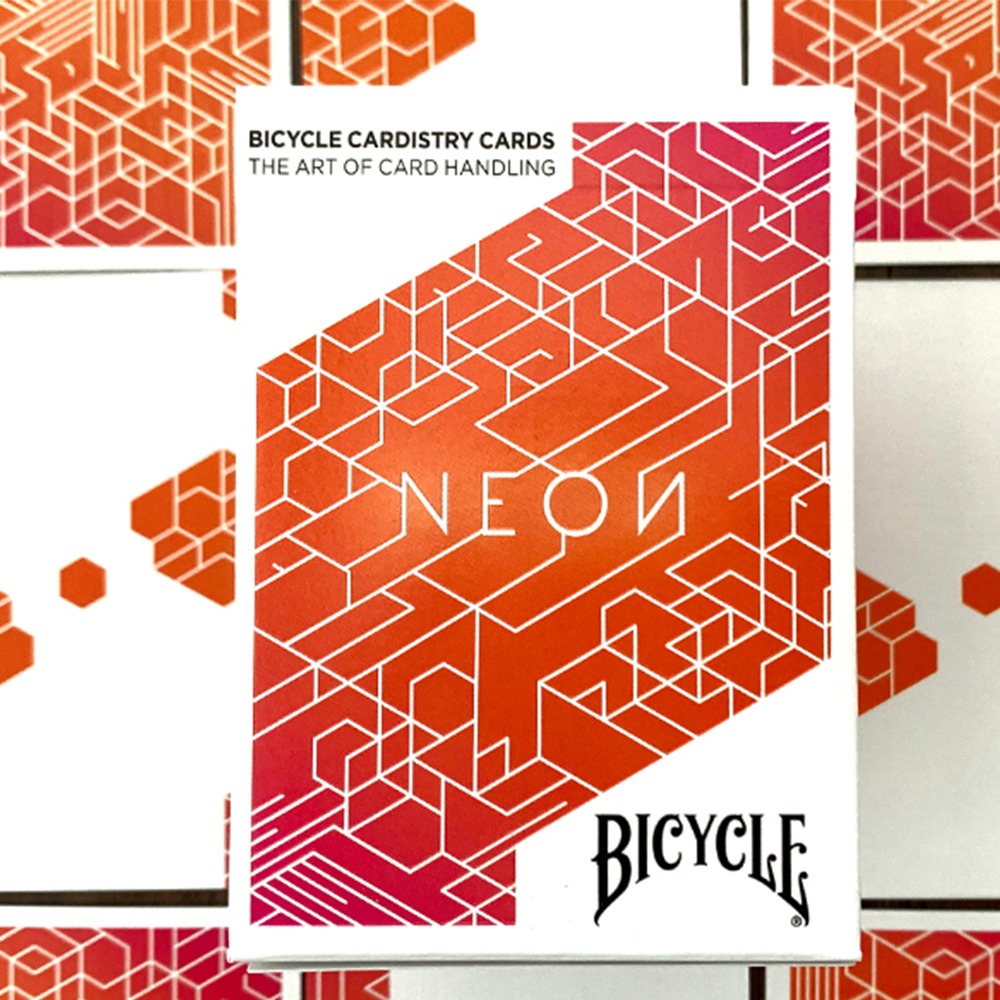 Baralho Bicycle Neon Orange Bump