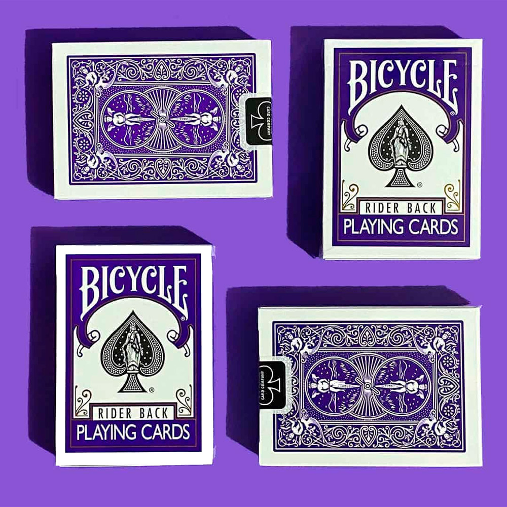 Baralho Bicycle Rider Back Purple
