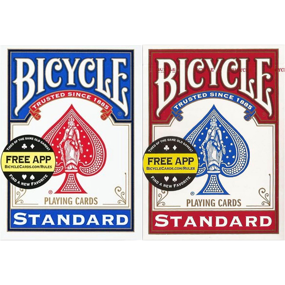 Baralho Bicycle Standard Red & Blue (02 Decks)