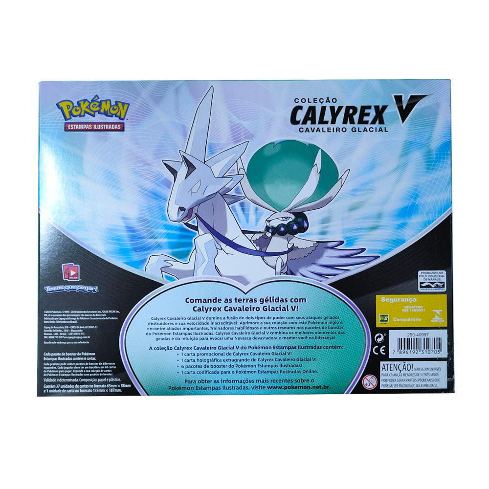 Box Coleção Especial - Calyrex Cavaleiro Glacial V