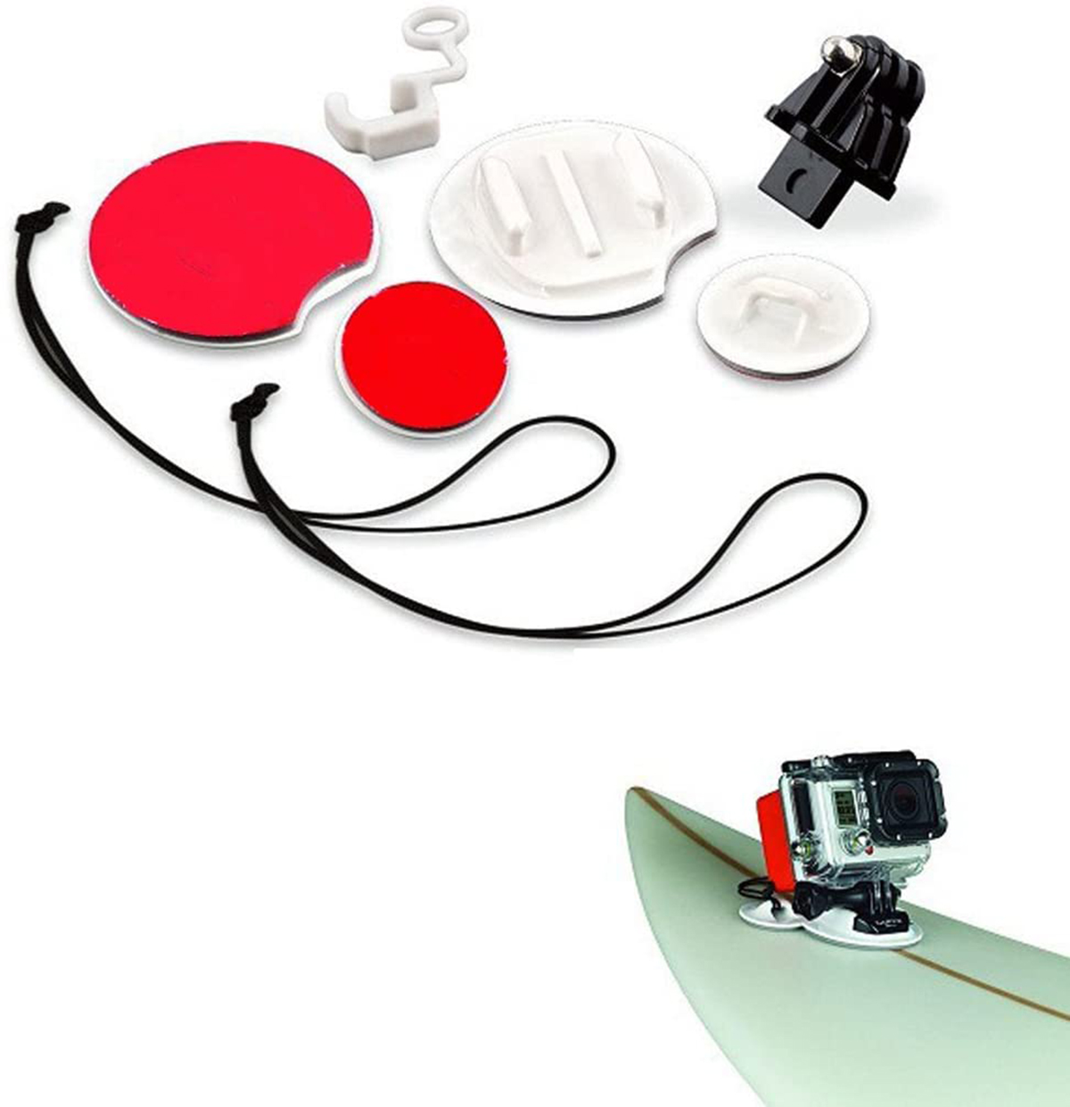 Kit de fixação para pranchas de surf na cor preta - f32