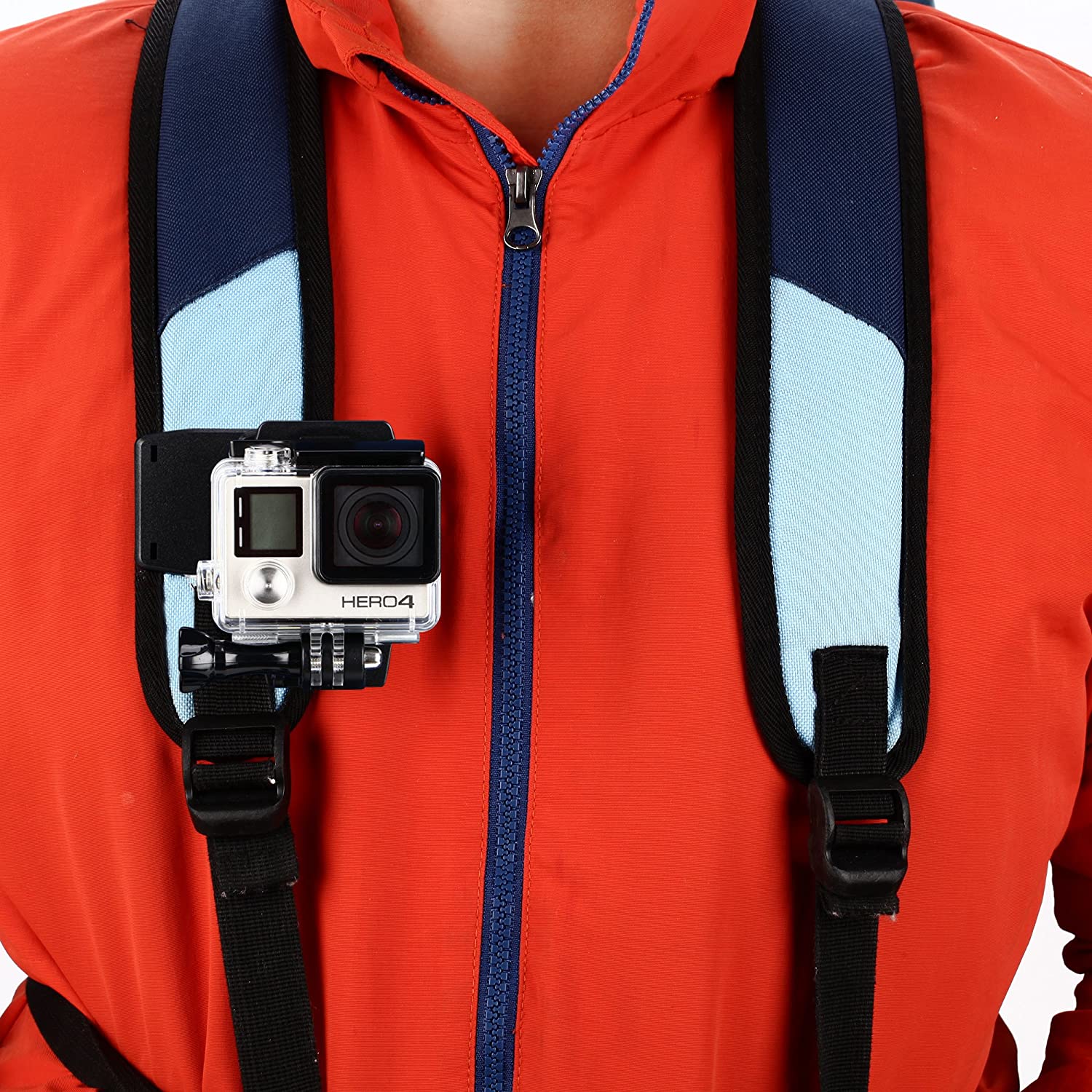 Suporte para alça de mochila grampo clip para câmera de ação com rotação 360 graus  - f32