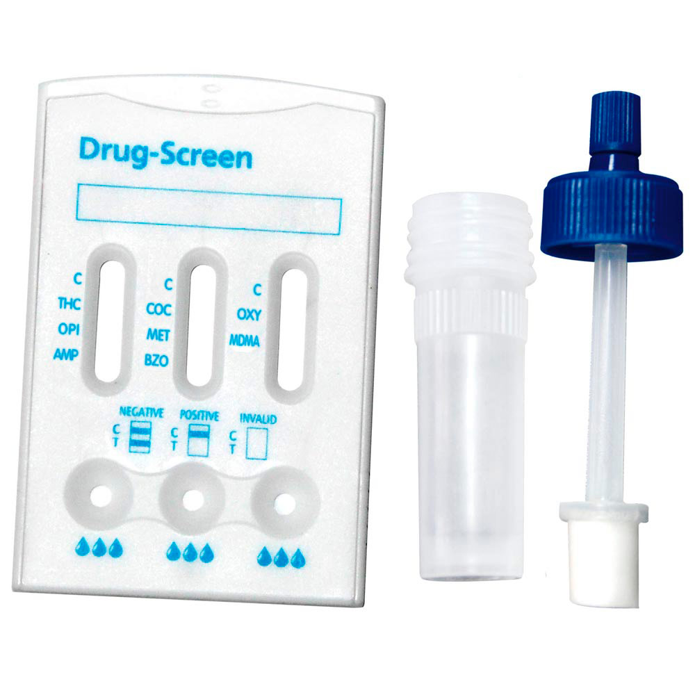 10 Testes Saliva Para 8 Substâncias  - Loja Saúde - Testes Para COVID-19 e Drogas, Máscaras e Suplementos
