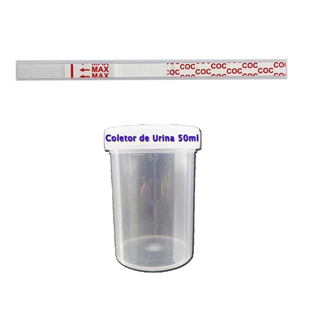 25 Kits para teste de COC-CRACK  - Loja Saúde - Testes Para COVID-19 e Drogas, Máscaras e Suplementos
