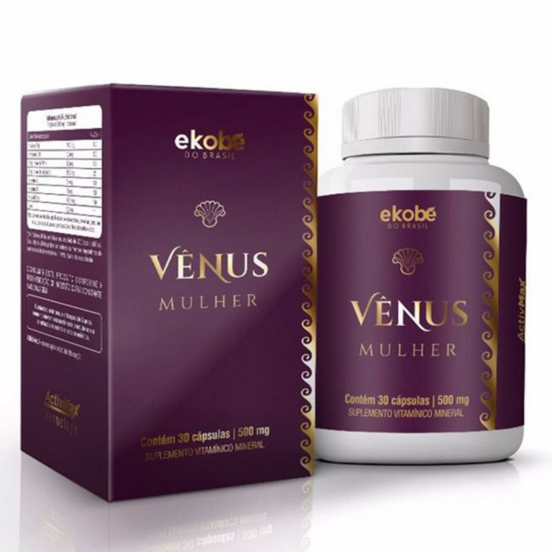Estimulante Venus Mulher 03 Unidades  - Loja Saúde - Testes Para COVID-19 e Drogas, Máscaras e Suplementos