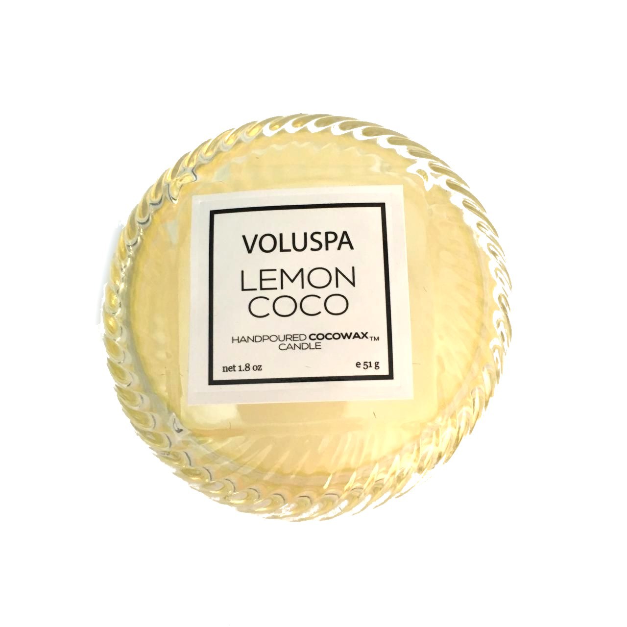 Mini vela VOLUSPA macaron 15H Lemon Coco