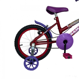 Bicicleta Fem 16 Samy Stargirl Vermelha
