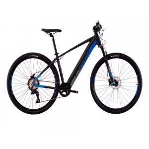 Bike MTB Elétrica Oggi Big Wheel 8.0s 2023 Preto Azul 8V Shimano