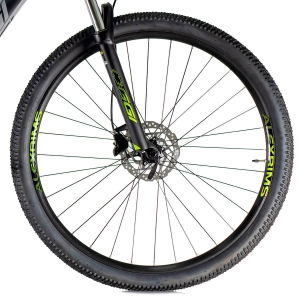 Bike Oggi 7.0 2021 Big Whell 18 V Shimano Alivio Cinza Verde