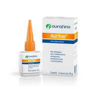 AURITOP 30 g  - Gel otológico anti-inflamatório,analgésico,antibacteriano e antimicótico.