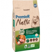 Premier Nattu Porte pequeno -Frango,Abóbora,Brócolis e Blueberry adulto