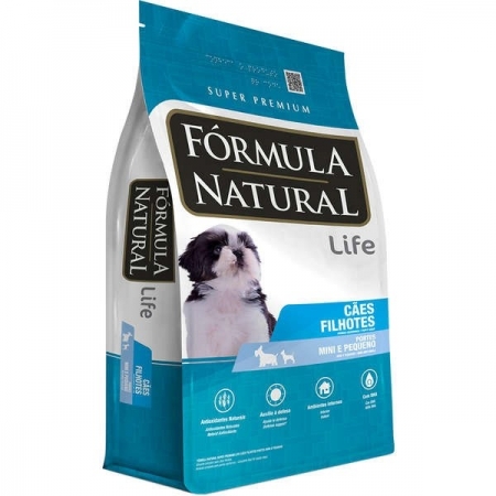 Ração Formula Natural life Cães Filhotes Raças Pequenas