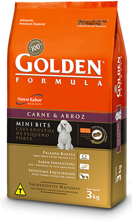 Golden Adulto Minibits Carne e Arroz