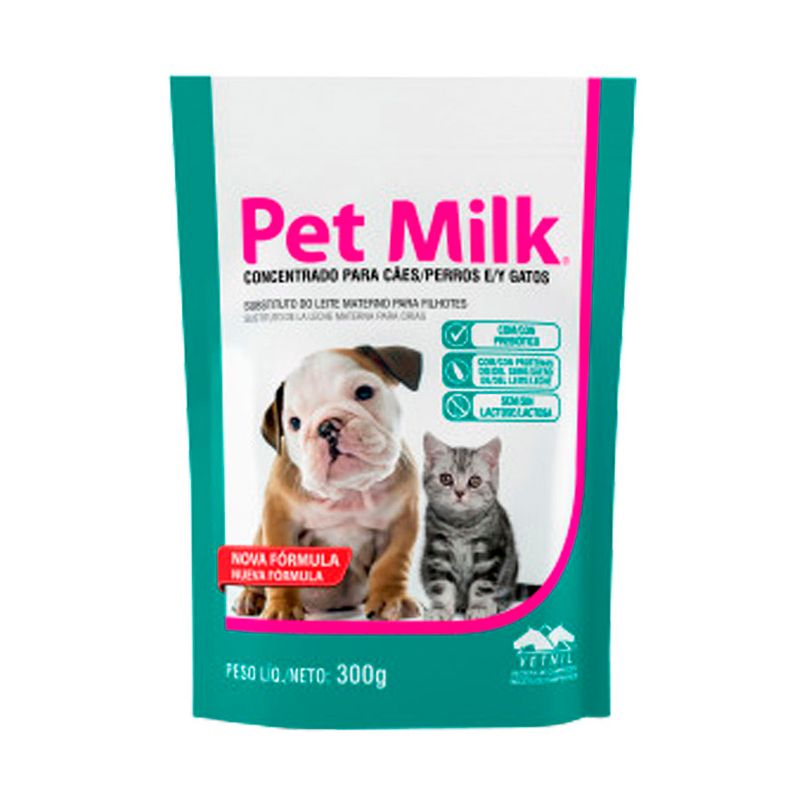 Pet Milk 100 gramas - Leite artificial para cães e gatos