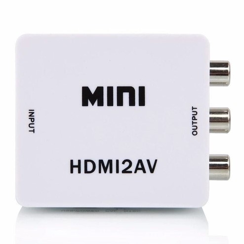 Mini Adaptador Conversor de HDMI para 3RCA AV KP-3455 Knup