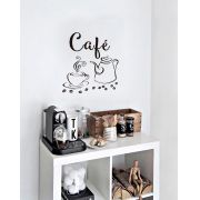 Adesivo Decorativo Parede Cozinha - Café com Bule
