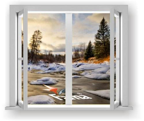 Adesivo Digital Decorativo para janela - diversas imagens