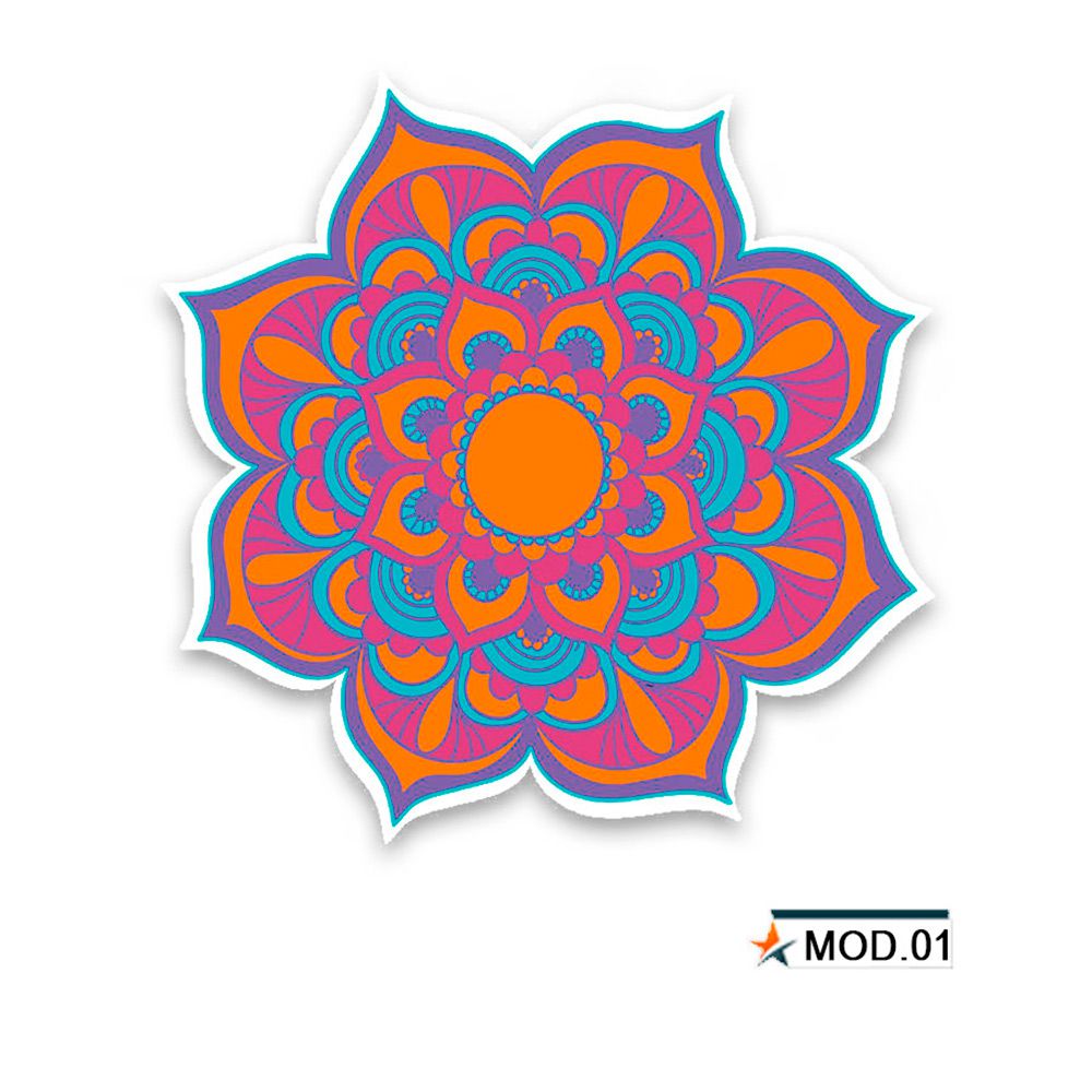 Adesivo Decorativo Mandala 60 x 60 cm