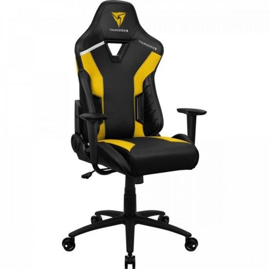 Cadeira Gamer TC3 Bumblebee Yellow THUNDERX3