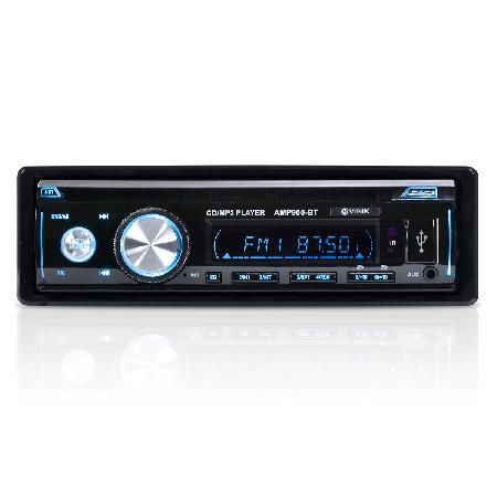 Som Automotivo Auto Radio MP3 Player USB/SD/FM/AUX/BLUETOOTH 4X45W com Controle Remoto AMP900-BT