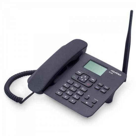 Telefone Celular Fixo CA40-S Preto Aquario