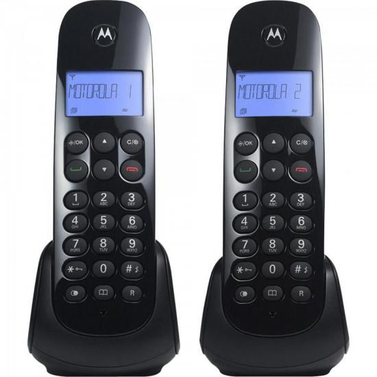 Telefone S/ Fio Digital MRD2 MOTO700 Preto Motorola