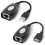 EXTENSOR USB VIA CABO DE REDE 45 METROS LT-C001 EX-04 FY