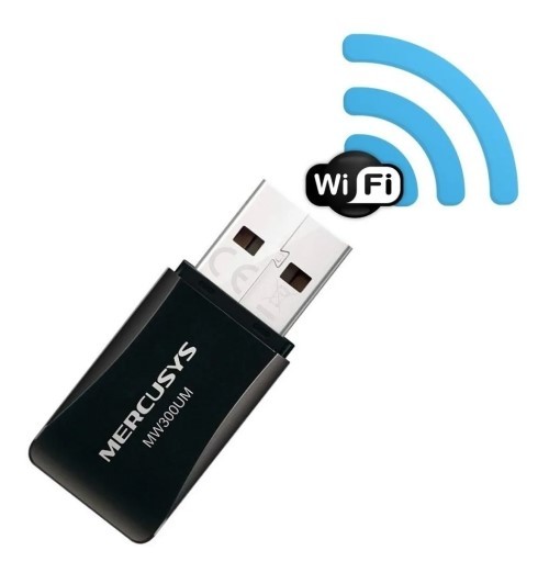 Adaptador USB Wi-Fi 300Mbps MW300UM Mercusys - Foto 2