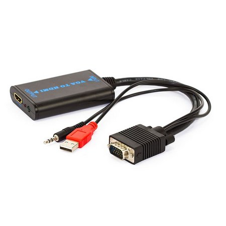 CONVERSOR DE VGA PARA HDMI COM AUDIO P2 USB CO-17 LOTUS